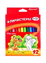 Фломастеры Гамма, "Мультики", 12 цветов