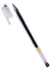 Ручка гелевая Pilot, BL-G1-5T (B), черная 10-50 мм