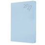 Ежедневник дат. 2027г. А6 176л "Soft Touch" голубая матча, иск.кожа, интегр.переплет, тонир.блок, скругл.углы, ляссе, инд.уп