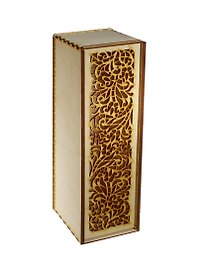 Коробка под бутылку Узор-1 (162331) (дерево)