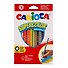 Карандаши цветные 18цв "Supercolor" шестигранные, к/к, подвес, Carioca - 0