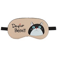Маска для сна кот Do your best (пакет)