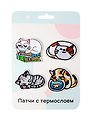 Нашивки Котики -1 (термонаклейки)