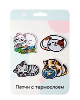 Нашивки Котики -1 (термонаклейки)