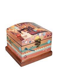 Шкатулка с замком МДФ Ателье (16*12*12) (40147)