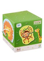 Пазл 2-3-4 элемента Dodo Дикие животные