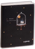 Записная книжка А7 80 листов клетка "Little world"