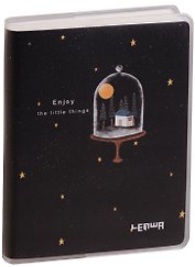 Записная книжка «Little world» А7, 80 листов в клетку