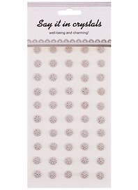 Стразы -полубусины серебро, диам 1 см, 50шт