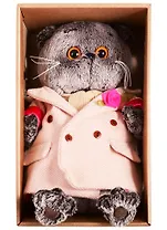 Мягкая игрушка Басик в кремовом пальто (22 см) (Ks22-156)