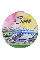 Зеркало мягкое Олимпийский,пиктограммы (7см) (Сочи) (320-135P-1)