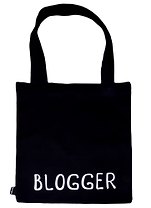 Сумка-шоппер Blogger черная, текстиль 40см.*32см.