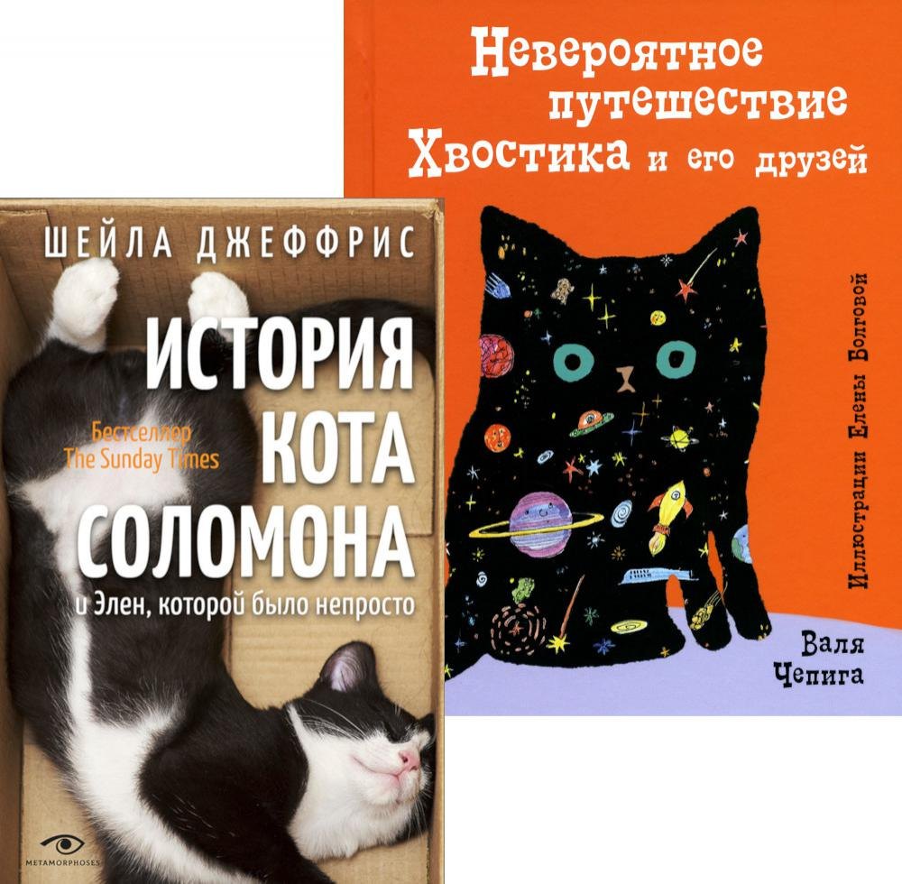 

Книги про котиков для всей семьи (комплект из 2-х книг)