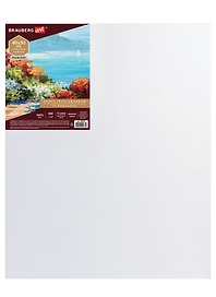 Холст на подрамнике 40*50см грунтованный, 100% лен, среднее зерно, BRAUBERG ART PREMIERE