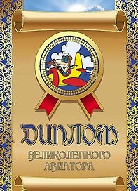 «Диплом великолепного авиатора»