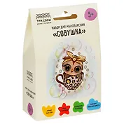 Набор для мыловарения ТРИ СОВЫ "Совушка", 1 мыло с картинкой