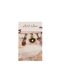 Кулоны в асс.2 Ракушка с жемчугом бронза (QA 5916) (14021239) (упаковка)