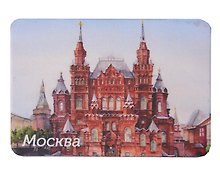 Магнит картон акварель Исторический музей (Москва) (МК/202/002)