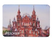 Магнит картон акварель Исторический музей (Москва) (МК/202/002)