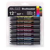 Набор маркеров Brushmarker 12шт. яркие оттенки (набор)