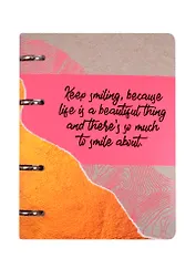 Тетрадь на кольцах в клетку Unnika, "Золотые слова", 120 листов