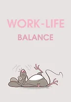 WORK-LIFE BALANCE. Ежедневник недатированный (А5, 72 л.)