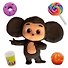 Фигурка Чебурашка, черничный пончик, 5 аксессуаров, Funky Toys, (4х16х22), (CHE2405-1) - 0