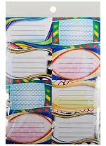 Наклейки для тетрадей 24шт "Абстракция"