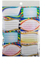 Наклейки для тетрадей 24шт "Абстракция"