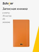 Книга для записей А5- 70л кл. "Universal" оранжевая, инт.переплет, Schiller
