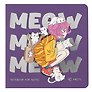 Записная книжка 170*170мм 40л "Meow", soft-touch ламинация, тиснение фольгой, скоба