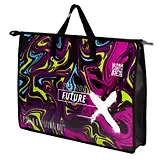 Папка для чертежей и рисунков А3 "КИСЛОТНЫЙ СТИЛЬ" 45*33*9см, внутр.ПВХ карман, дно с расширением, текст.ручки, УФ-печать