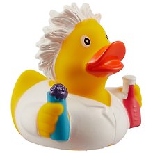 Игрушка для ванной, уточка резиновая FUNNY DUCKS "Уточка Ученый" (1987)