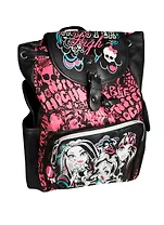 Рюкзак школьный "Monster High" 33,5*26,5*11см, мягкая спинка, Академия Групп