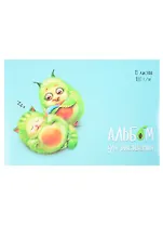 Альбом для рисования Феникс+, "Авокадо", А4, 12 листов, на скрепке