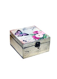 Шкатулка (патинированная) (15х16х8,5) (58009)