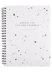 Тетрадь в клетку Be Smart, Terrazzo, 96 листов, серая