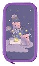 Пенал 2 отделения "Мишки волшебники" 19*10,5 см