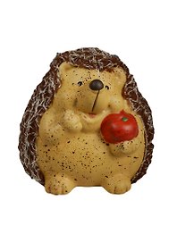 Фигурка Ежик с яблоком 10см (100-309)