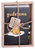 Набор канцелярский «Gudetama. Черный» (ручка шариковая автоматическая, блокнот А5 60 листов), в подарочной упаковке, Centrum - 0