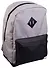 Рюкзак школьный "Серый меланж с черным" - 0