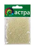 01 Бисер Астра (152 лимонный/жемчужный) (675288) (11/0) (20гр.) (стекло) (упаковка)