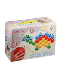 Мозаика напольная с крупными фишками d60/32 эл