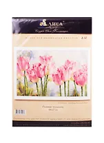 Набор для вышивания крестом ТМ Алиса Розовые тюльпаны (2-37) (40х27см)