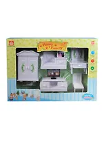 Игр. набор Мебель для гостиной (кресло шкаф тумба с ТВ трюмо стул) (012-11B) (Happy Family) (3+) (коробка)