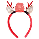 Ободок новогодний Рожки (текстиль) (12-6037-06013-1)