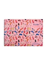 Альбом для рисования Unnika, "Летающие коты", А4, 30 листов, на гребне