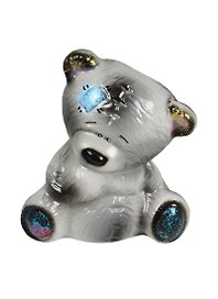 Копилка керамика Мишка Т серый (6х11х12) (102195)