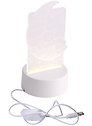 Светильник LED Медвежонок и месяц (19х10) (ПВХ бокс)