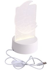 Светильник LED Медвежонок и месяц (19х10) (ПВХ бокс)